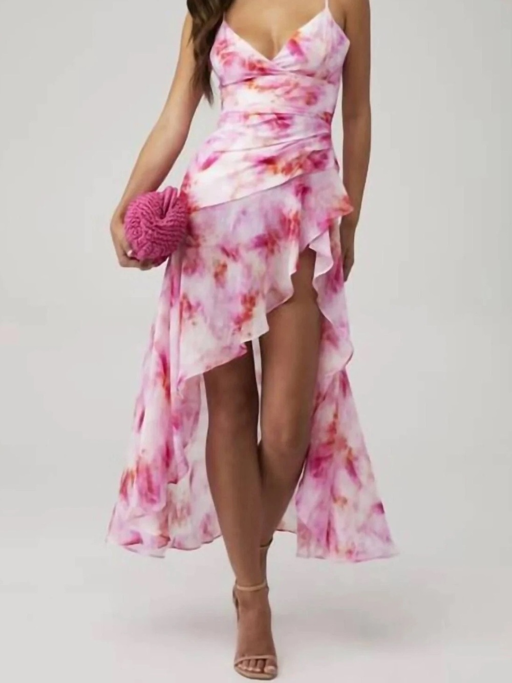 Bardot Sorella Printed High Low Midi Dress